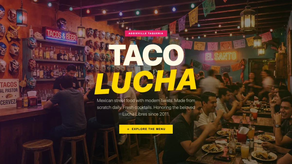 Mexican taqueria, USA